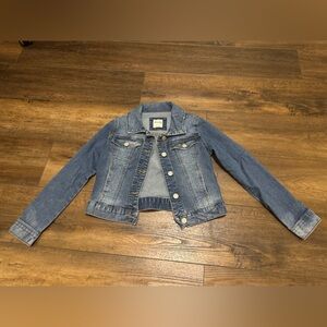 Mudd cropped denim jacket girls size 10
